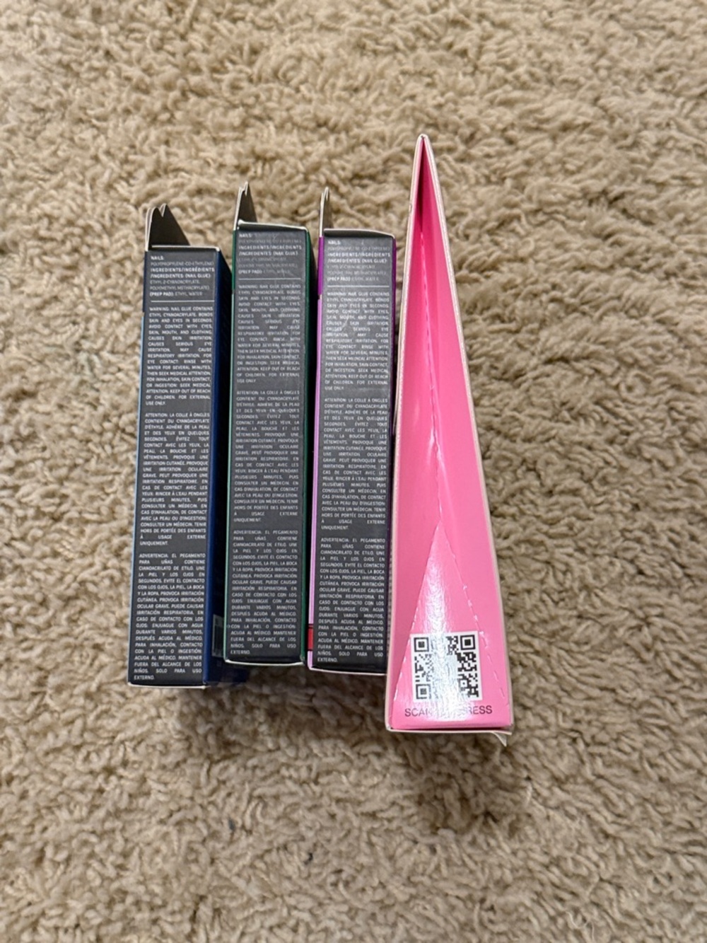 Rude x Peanuts & OPI Assorted Press-On Nail Kits — Blue, Green, Purple, Nude - Picture 5 of 9